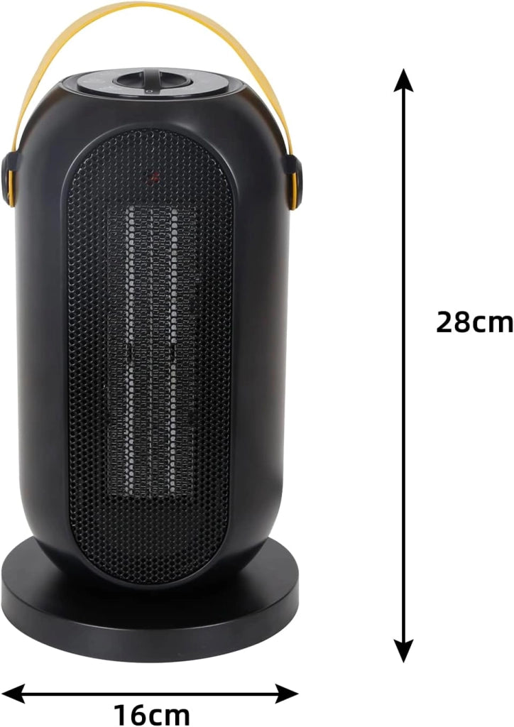 ZMH Termoventilatore Ceramico PTC 1200W Silenzioso Protezione Surriscaldamento Portatile per Interni