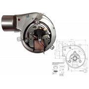 ESTRATTORE DI FUMI 35W PL21 80mm Stufa a Pellet Nordica Montegrappa SIDEROS - UNIVERSALE