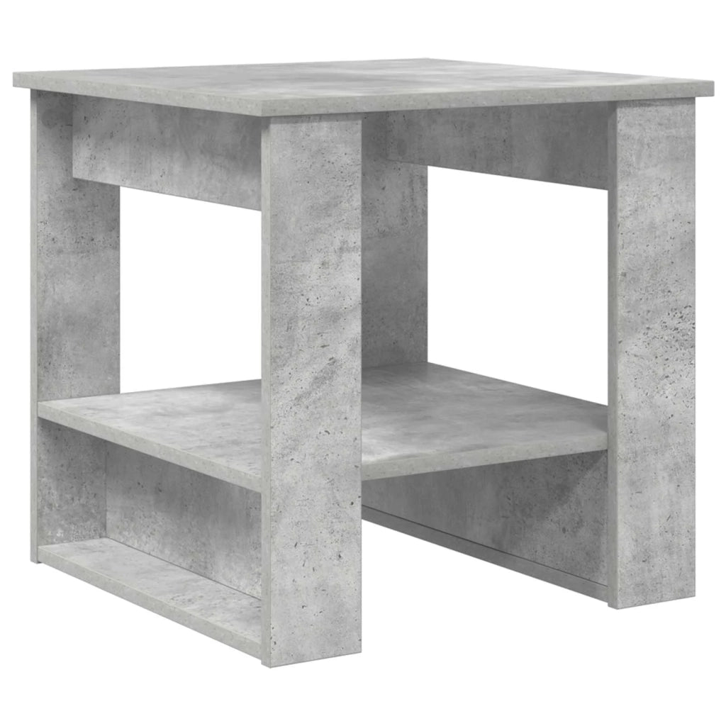 Tavolino da salotto Grigio cemento 51 x 50 x 50 cm 8000199