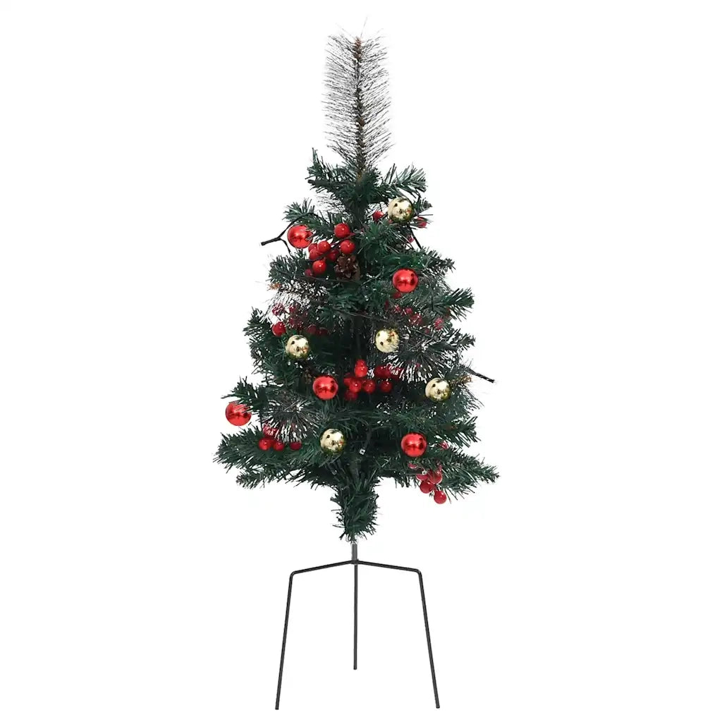 Alberi di Natale Artificiali per Viali 2 pz con LED 76 cm