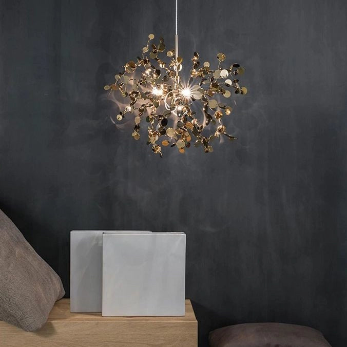 Lampada A Sospensione Stravagante APP546-3CP Dorata