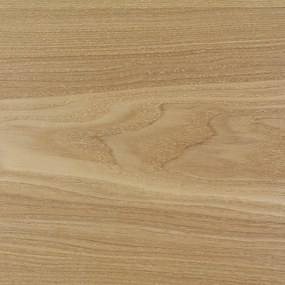 Tavolo da pranzo in legno di frassino naturale MDF gomma 200 x 100 cm Gambe in legno Piano rettangolare impiallacciato Finitura naturale