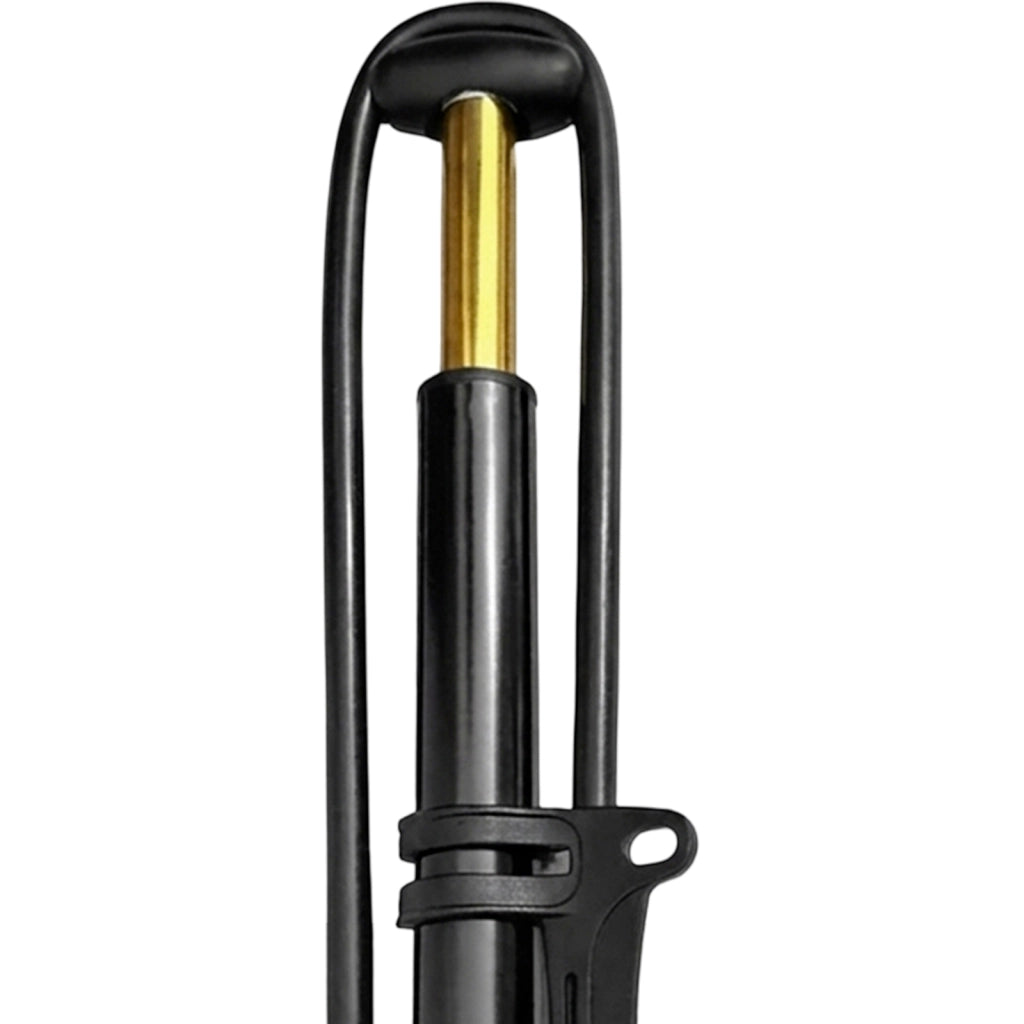 Pompa ad Aria Portatile 90PSI per Bici / Moto 30cm Valvola Americana Nero / Oro Avizar