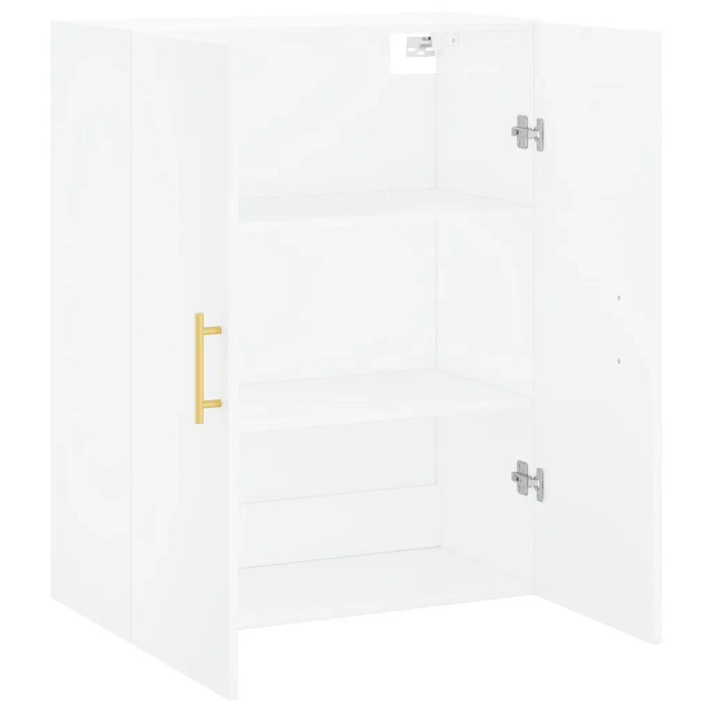 Armoire murale blanc 69,5x34x90 cm