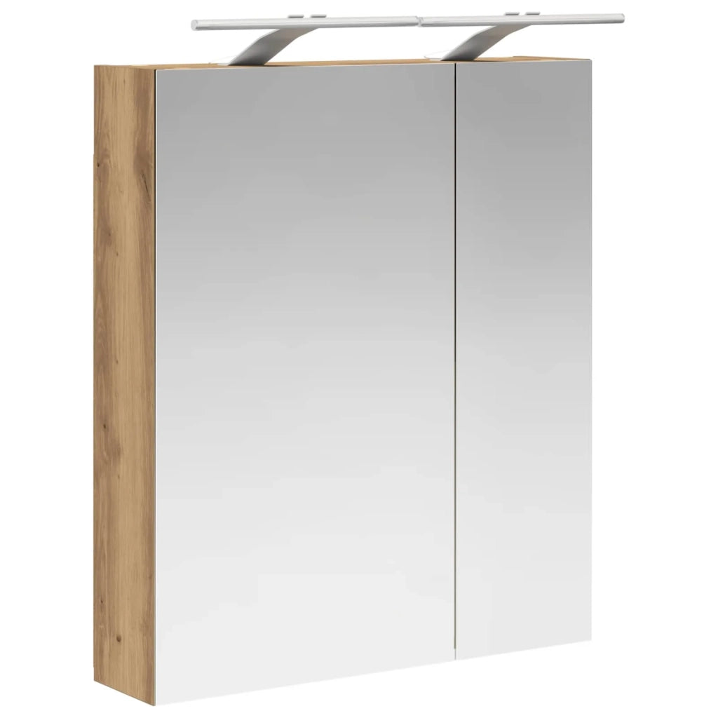 Mobiletto per specchio da bagno con porta Rovere Artigianale 889070