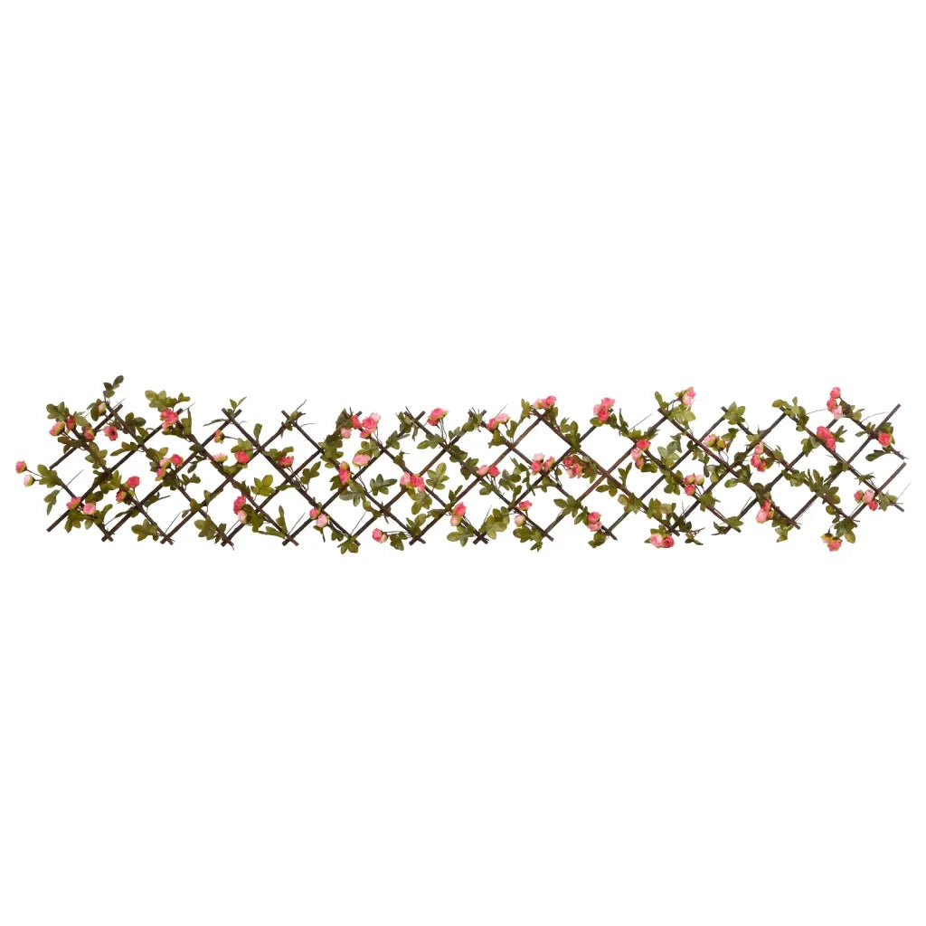 Traliccio Edera Artificiale Espandibile Rosa Scuro 180x20 cm CFW3523911
