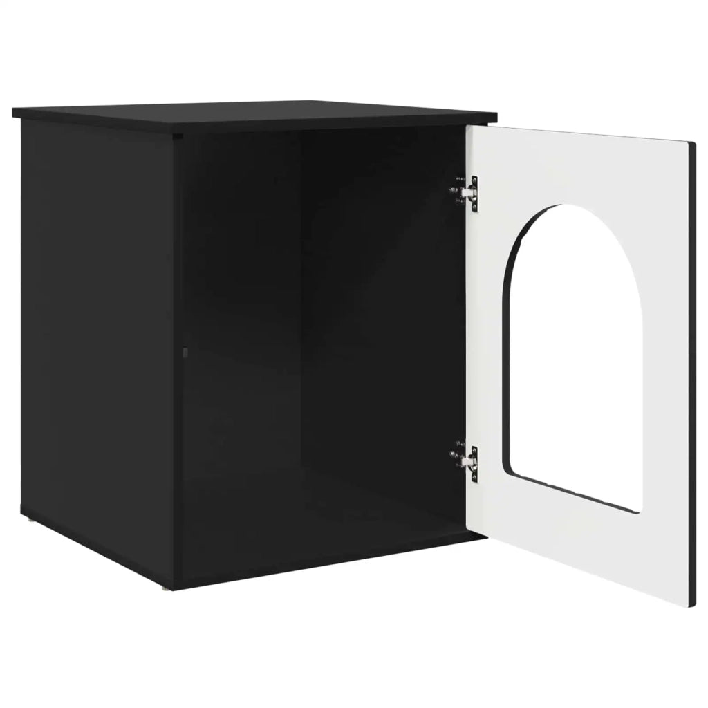 Casa per Gatti Nero 53 x 52 x 62 cm Legno multistrato