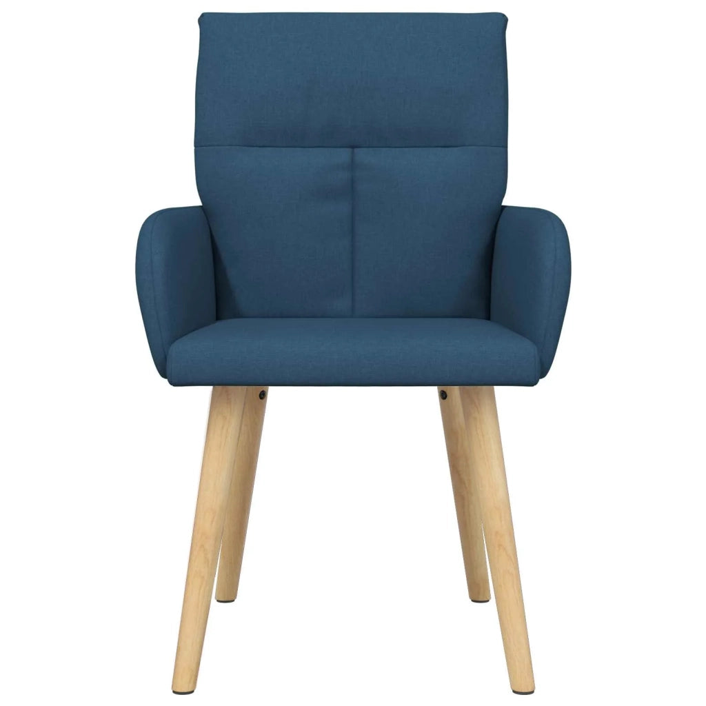 Sedie da pranzo 2 pcs Tessuto Blu 60 x 56 x 96 cm 42034365