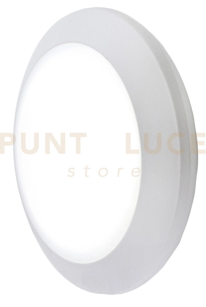 VERONA APPLIQUE PLAFONIERA D27 CM 1 LUCE ATTACCO E27 BIANCO IP66