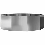Fioriera | Cassetta per fiori | Vaso Argento 120 x 120 x 35 cm Acciaio zincato