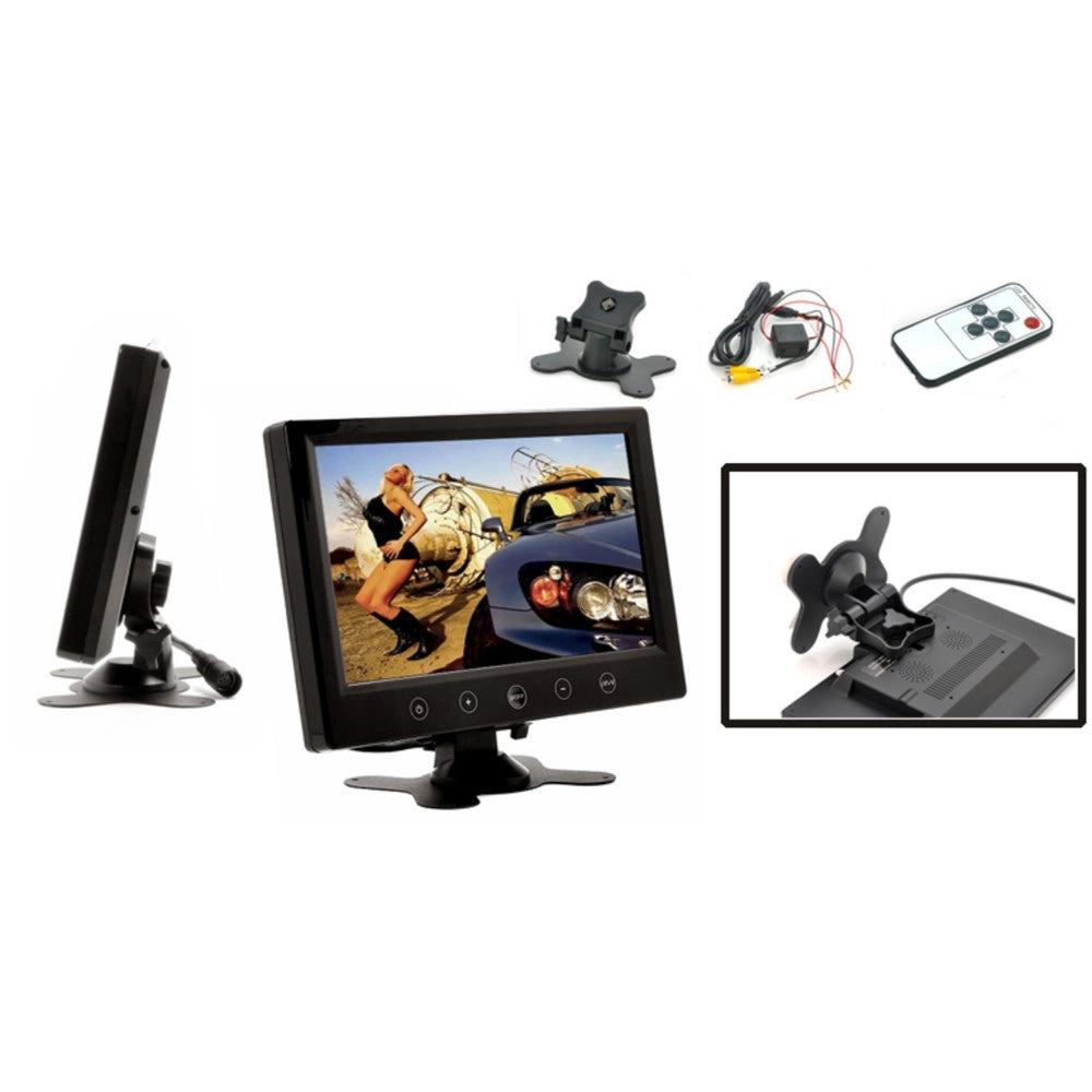 Trade Shop - Tv Televisore Monitor Lcd 9'' Touch Screen Tft Videosorveglianza Vga Bnc Hdmi -