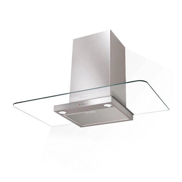 Cappa a parete artica x/a90 in acciaio inox e vetro classe energetica a dimensioni 90 cm 325.0557.680