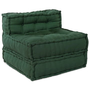 Pouf Modulare Verde 70x70x54 in Tessuto