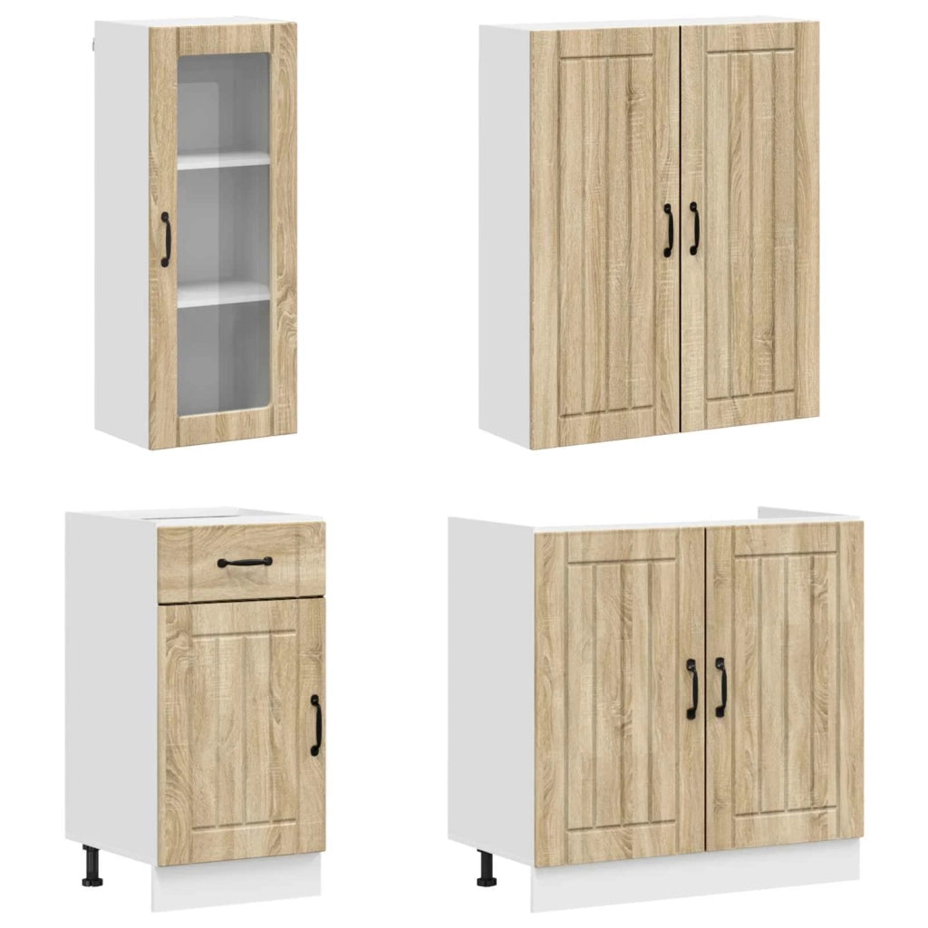 Unità Cucina LUCCA 8 pcs Rovere Sonoma Legno ingegnerizzato 3438403