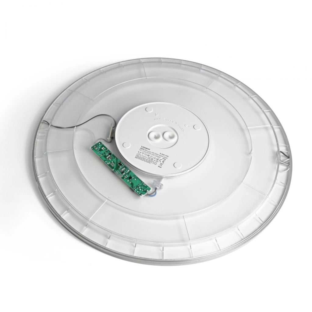 Plafoniera LED tonda Ø50 bianca CCT 44W IP54 Videx