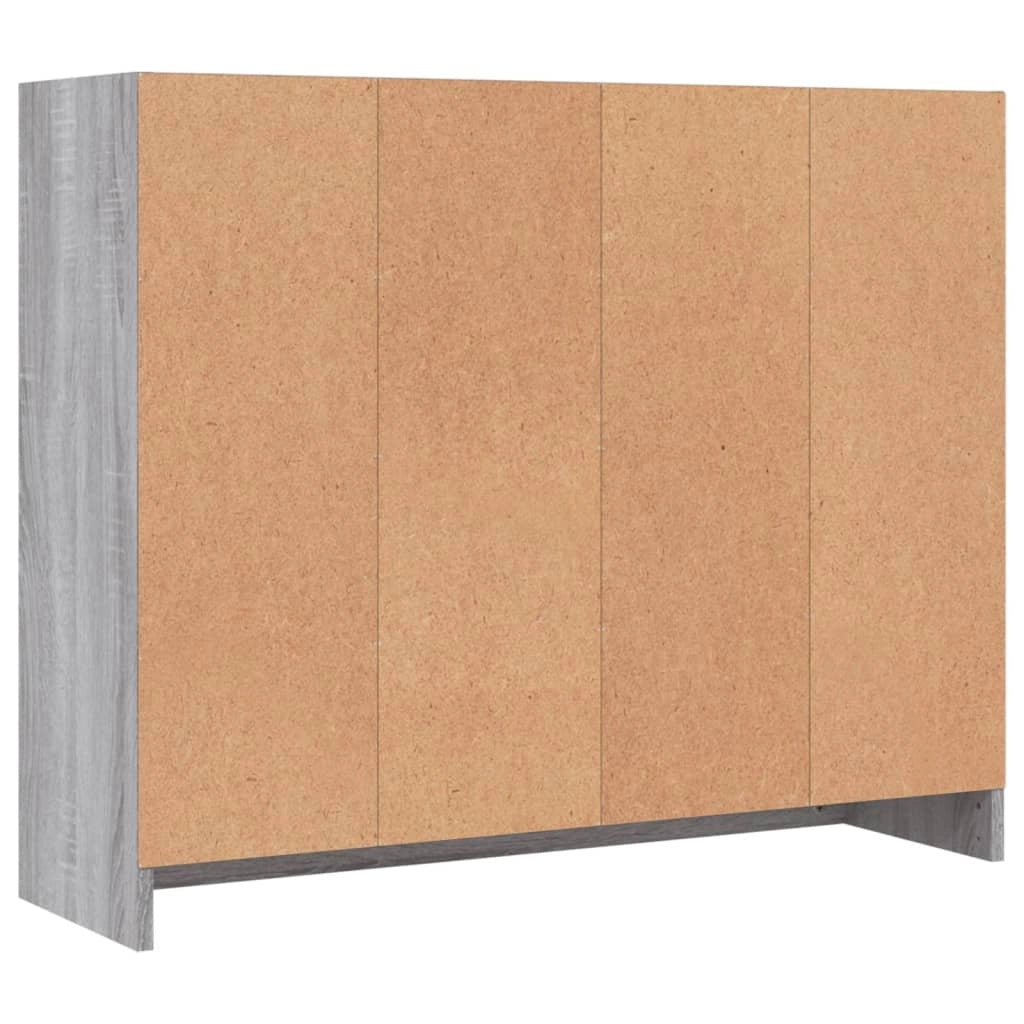 Buffet credenza cassettiera armadio mobile contenitore organizer cucina soggiorno salotto Sonoma 91 x 28 x 75 cm legno ingegnerizzato grigio 02_0036555