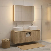 Set di Armadi da Bagno 4 pcs Rovere Sonoma Legno ingegnerizzato 3406465