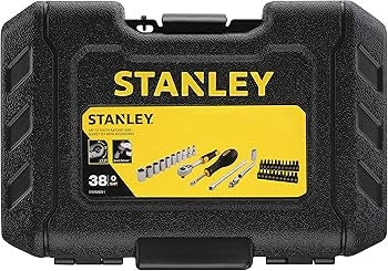 Stanley STMT82828-1 Set Chiavi a Bussola 38 Pezzi Attacco 1/4"