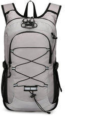 Zaino da trekking grande (20-35L), zaino da montagna, zaino da bicicletta all'aperto, zaino da campeggio impermeabile, unisex, grigio