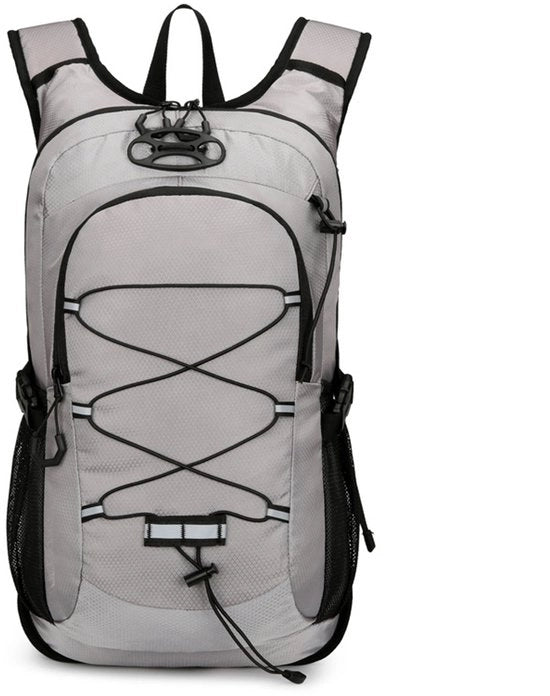 Zaino da trekking grande (20-35L), zaino da montagna, zaino da bicicletta all'aperto, zaino da campeggio impermeabile, unisex, grigio