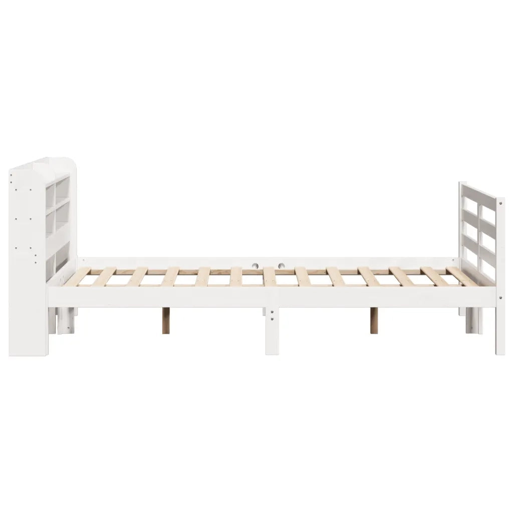 Giroletto con Testiera senza Materasso Bianco 140x190 cm