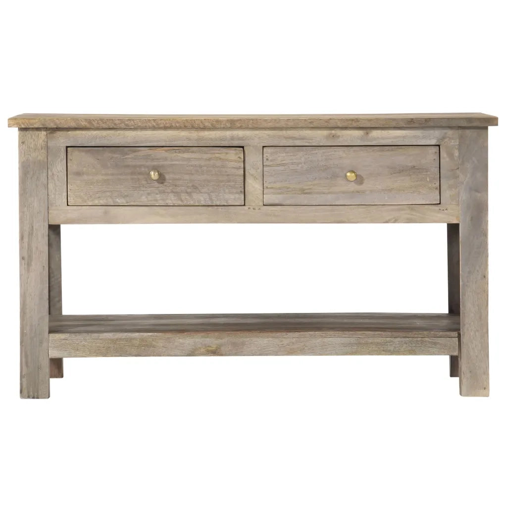 Tavolino da Salotto 82x52x47 cm in Legno Massello di Mango 286383