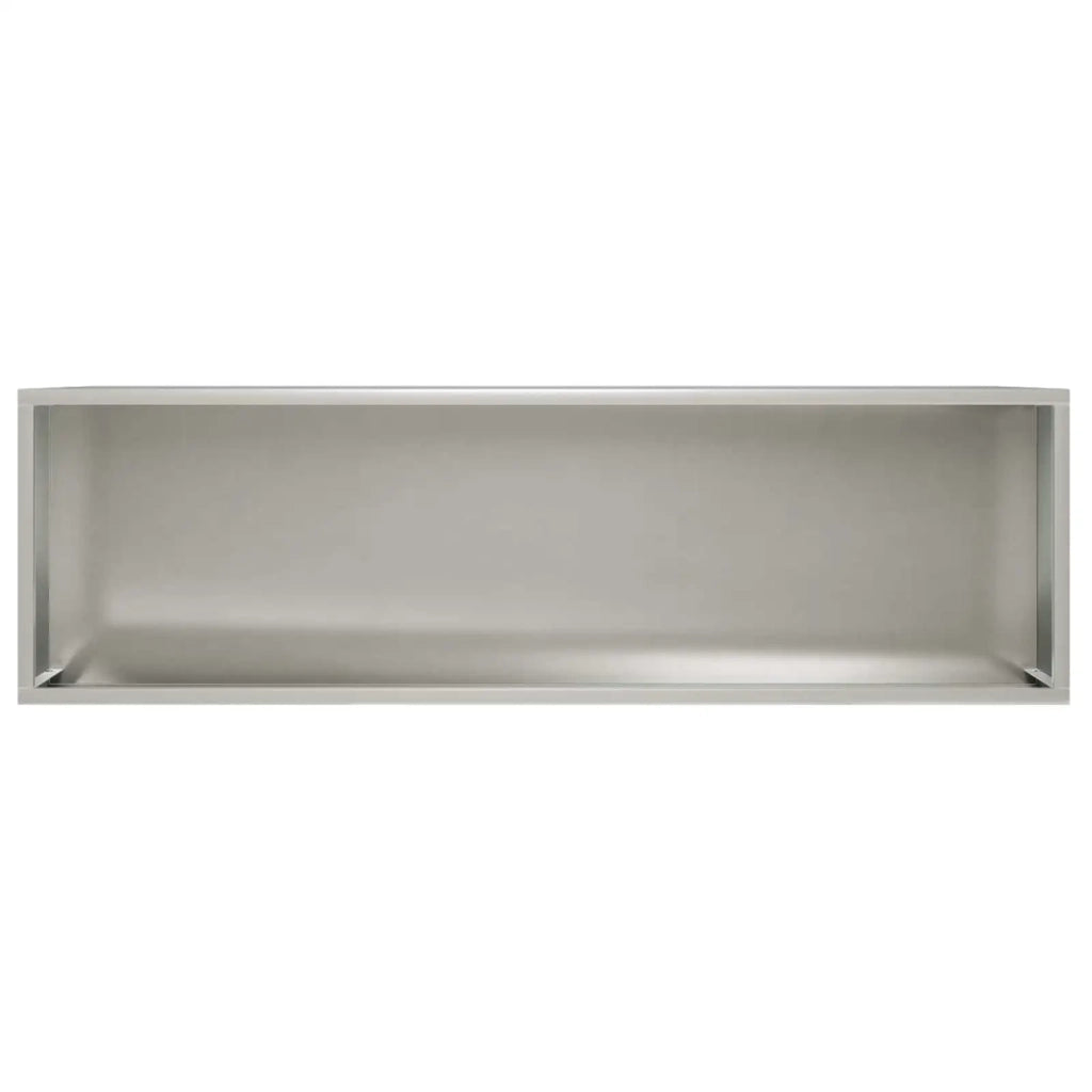 Vaso da giardino 2 pz Argento 100 x 20 x 49 cm Acciaio Inox 8005857