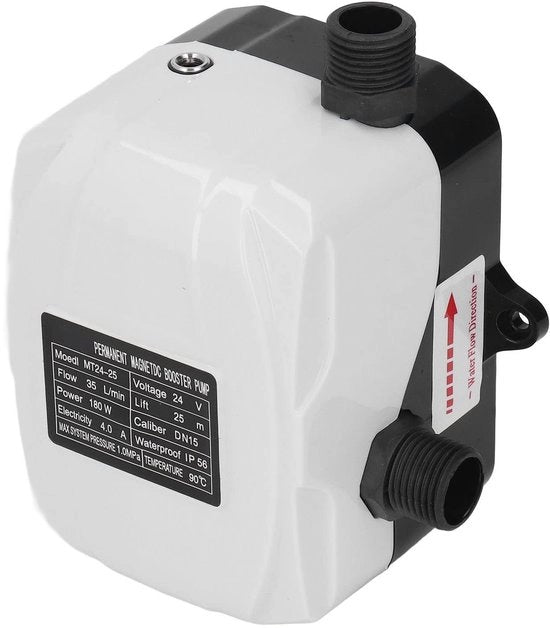 Pompa di Pressione per l'Uso Domestico - Elevazione Automatica Alta - 24V - Elevazione della Pressione dell'Acqua - Adatta per Doccia