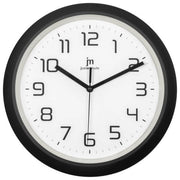 Lowell, Orologio da Parete e da Tavolo Rotondo Nero, Al Quarzo, 30 cm