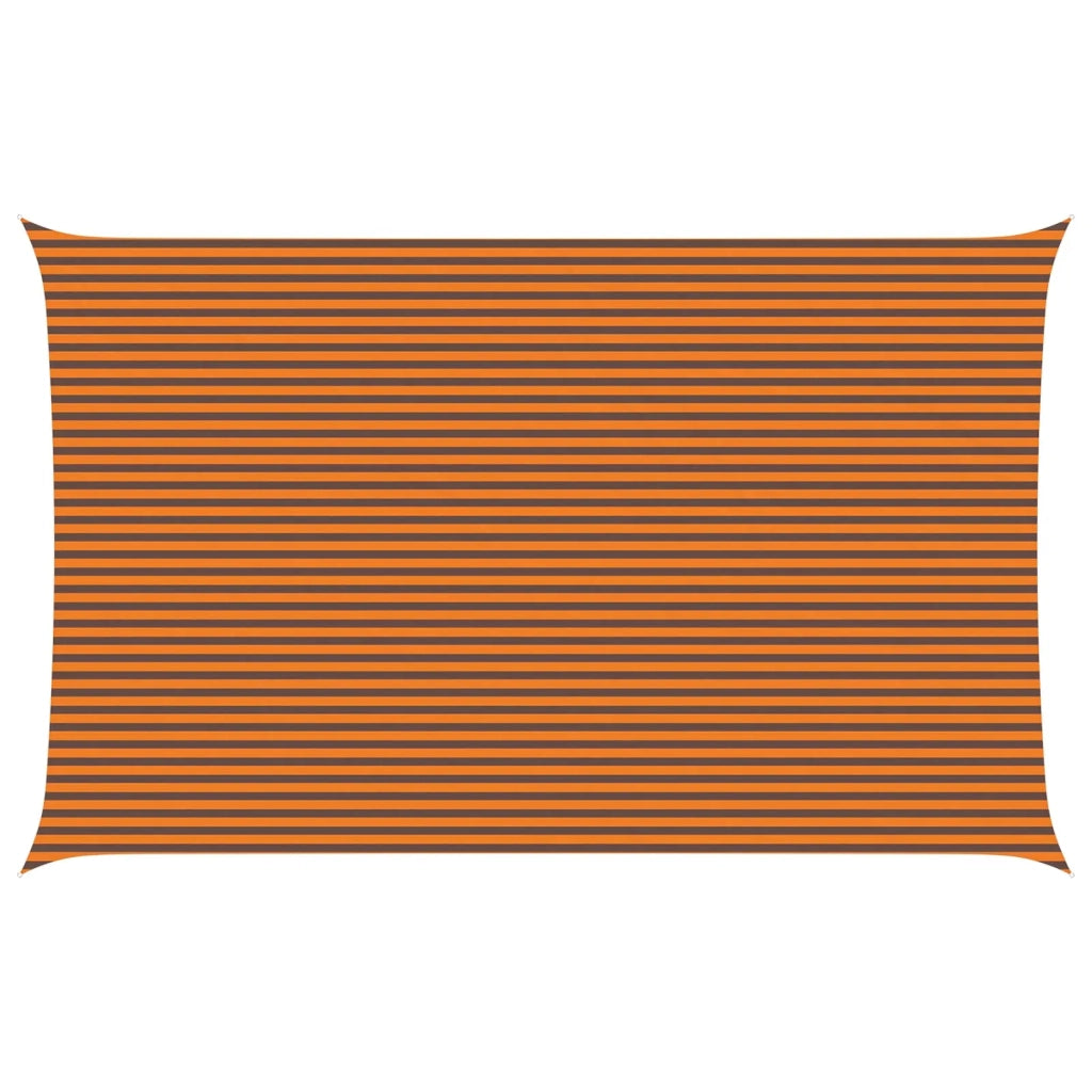Vela da ombra solare Arancione e Marrone 8 x 5 m 42031054