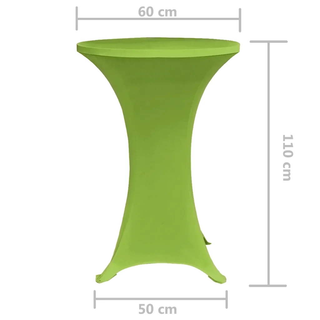 Copritavoli Elastico 2 pz 60 cm Verde CFW2015321