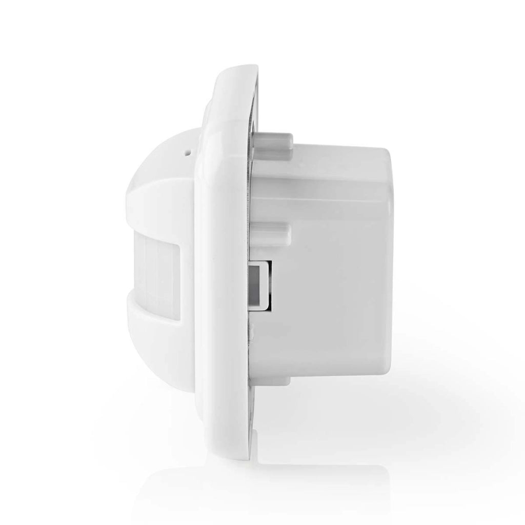 Rilevatore di movimento per interni tipo F 160° 500W 3 a 2000Lux Sensore PIR 9m Bianco Nedis