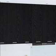 Armadio pensile Rovere Nero 30 x 31 x 100 cm Legno multistrato
