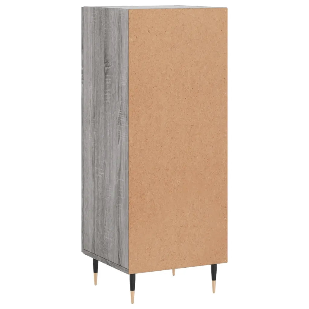 Credenza Grigio Sonoma 34,5x34x90 cm in Legno Multistrato 828522