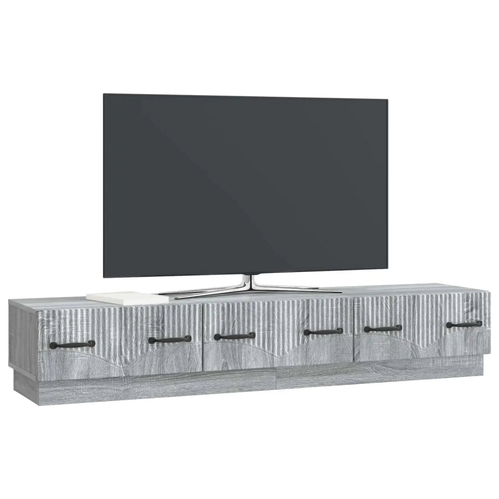 Mobile TV Grigio Sonoma 147 x 34,5 x 27 cm Legno ingegnerizzato 895401