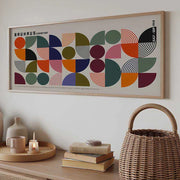 Miseba, Quadro Materiale Struttura in Legno Nobilitato, 50x120h cm Multicolore