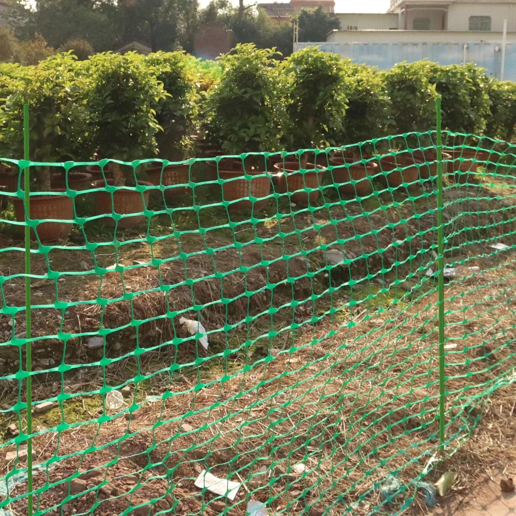 Recinzione di recinzione per cani, altezza 100 cm, con 80 pali e 250 nastri in plastica, recinzione mobile, 50 m