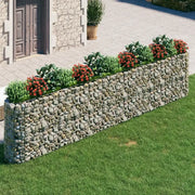 Gabbione con Letto Rialzato in Acciaio Zincato 470x50x100 cm 152037