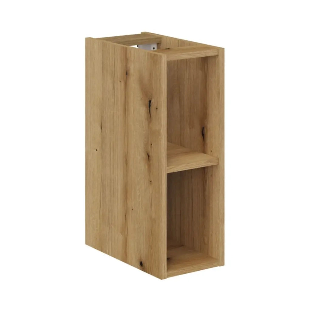 Insieme ELVINA 140cm: mobile sotto lavabo con nicchie visibili a cassetti e armadietti + piano per il lavabo + due lavabi da appoggio