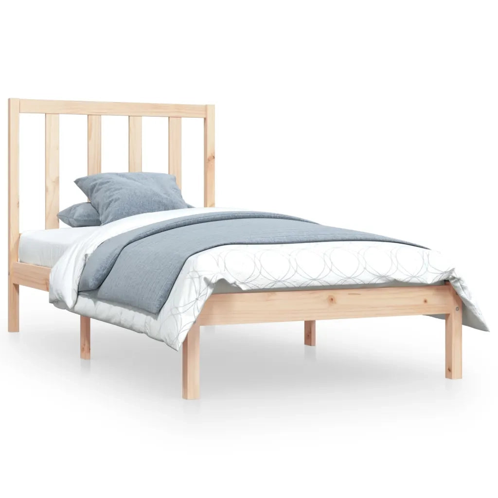 Giroletto-Struttura Letto in Legno Massello di Pino 90x200 cm 839085