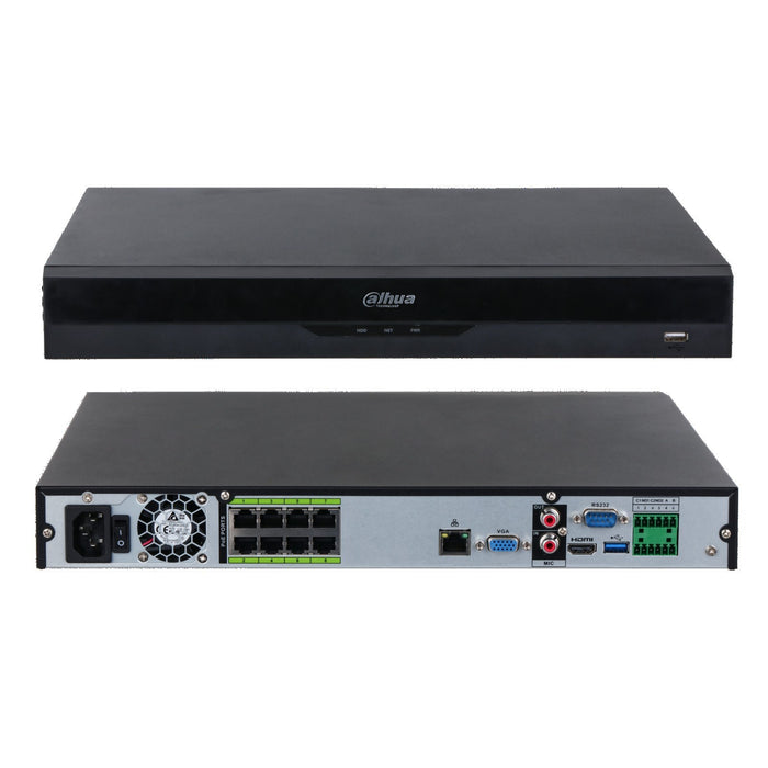 Dahua Nvr 8Ch 1U 8PoE WizSense Pro NVR5208-8P-EI