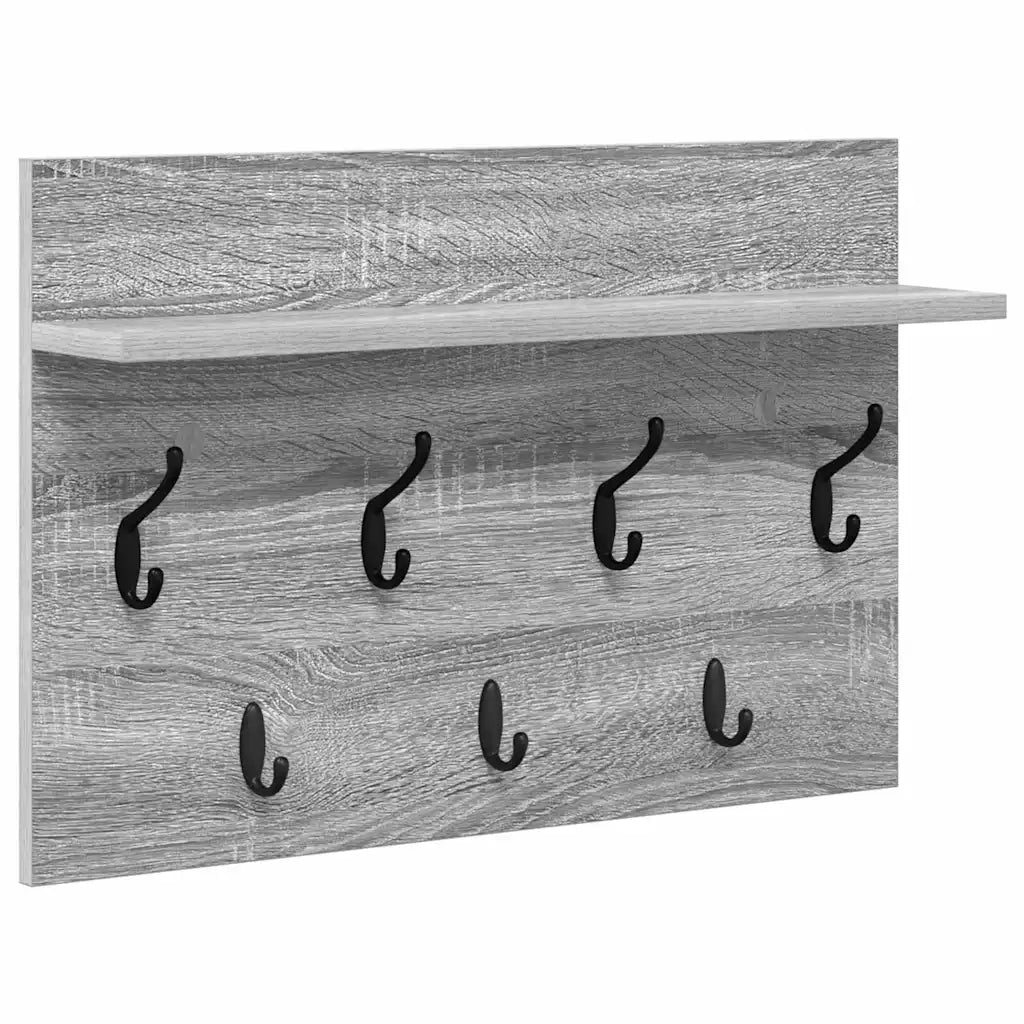 Appendiabiti a muro Grigio Sonoma 60 x 40 x 12 cm CFW7739442