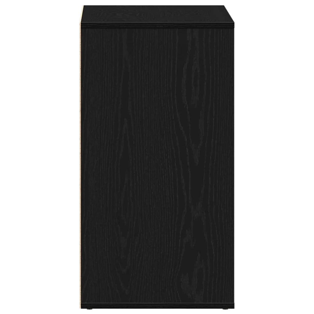 Mobiletto Cosmetico con cassetto Rovere Nero 80 x 40 x 75 cm 862787