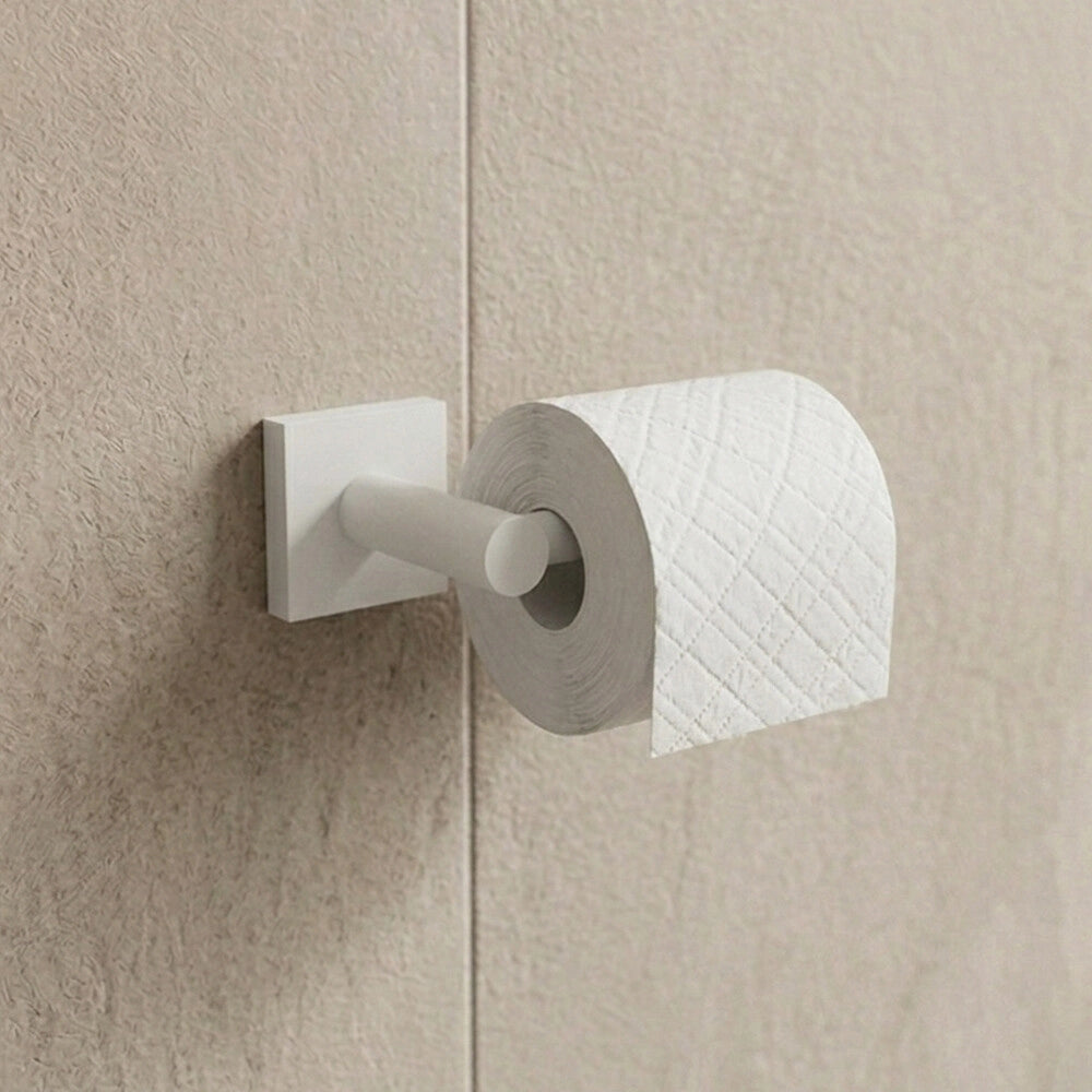 Porta rotolo da muro bianco in acciaio inox Sidera