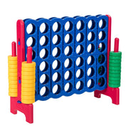 Gioco gigante Forza Quattro 120 x 42 x 104 cm intrattiene bambini e adulti leggero portatile plastica blu scuro 20_0013314