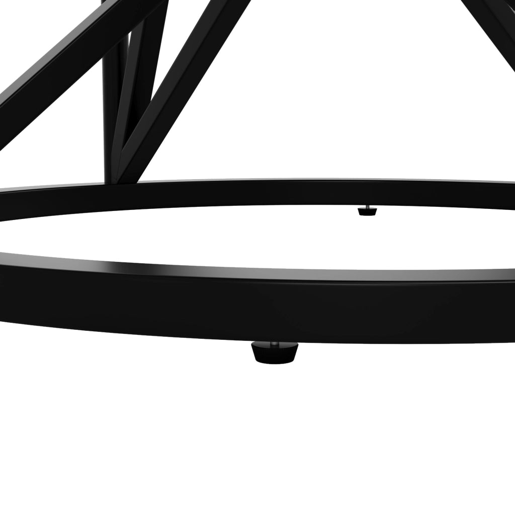 Set da pranzo 100x100x76 cm con 4 sedie; piano effetto marmo in MDF; metallo e velluto nero