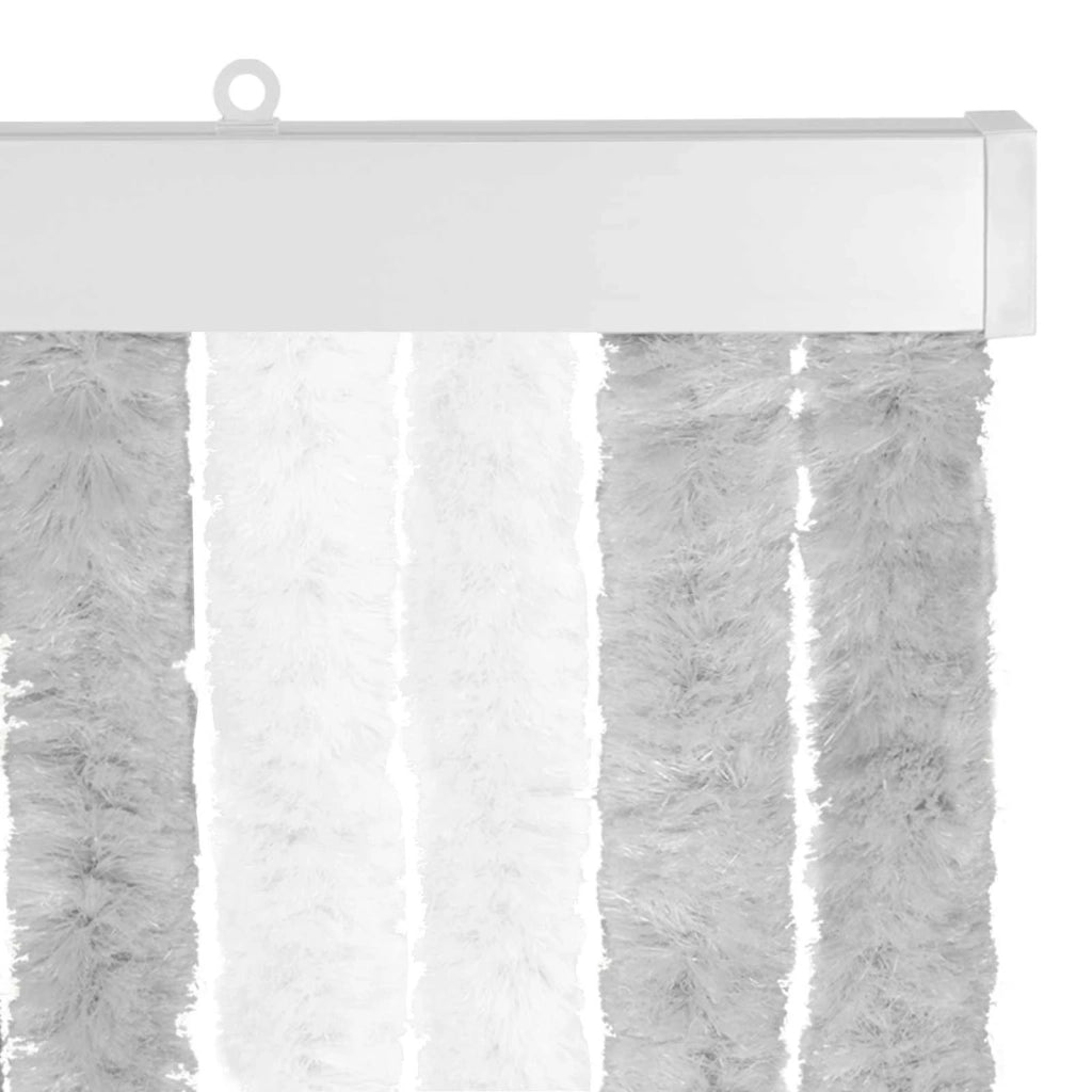 Tenda per insetti in chenille Grigio chiaro e bianco 42034414
