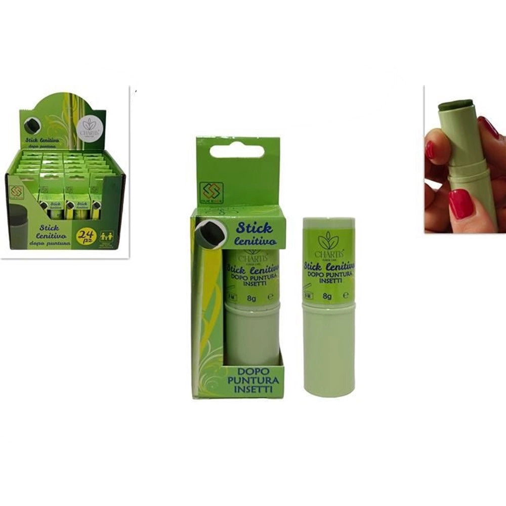 Trade Shop - Set 24pz Stick 8gr Lenitivo Dopopuntura Zanzare Vespe Meduse Insetti Sollievo 639641a -