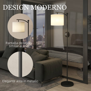Lampada da Terra LED Dimmerabile con 5 Modalità Preimpostate 54,3x30,6x159,6 cm con Telecomando e Timer 60 Minuti in