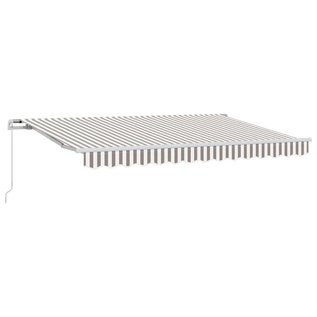 Tenda retrattile 2 pcs Grigio chiaro e bianco 3,5 x 2,5 m 3425928